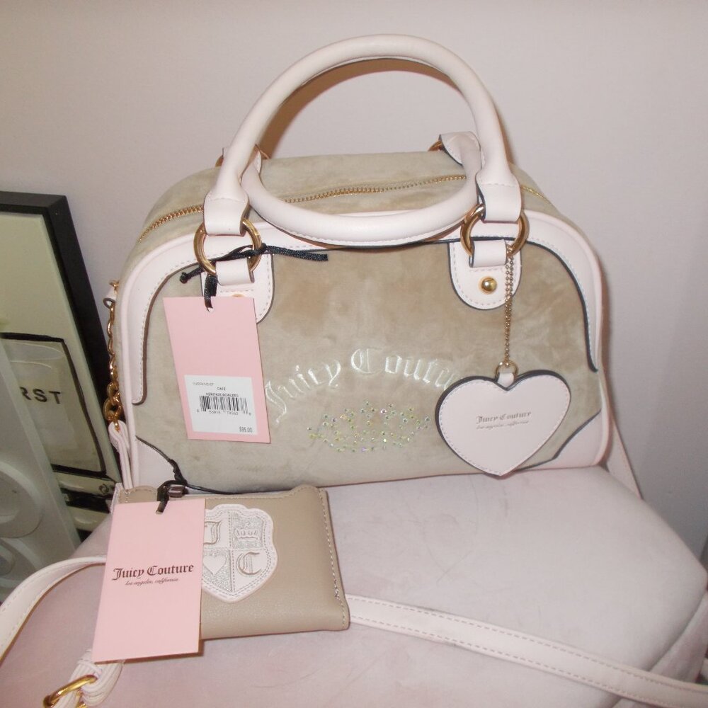 Juicy Couture Cafe Satchel and Wallet